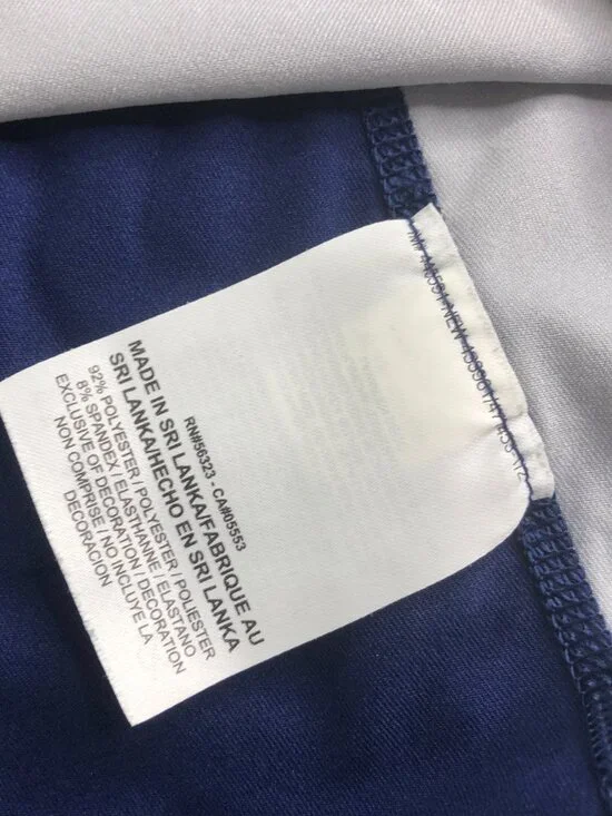 Nike Pro Shirt Mens Small White Blue Baseball MLB Compression Fitted Raglan - Picture 5 of 11